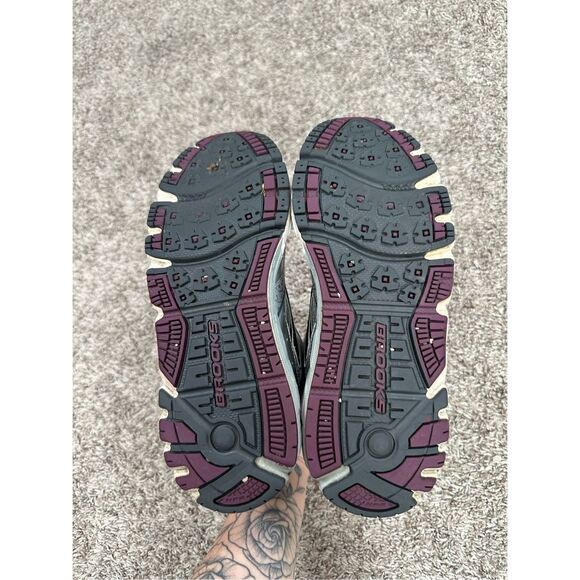 Brooks Women’s 9.5 Addiction 10th Edition Silver Gray Walking Running Shoes - Picture 6 of 9